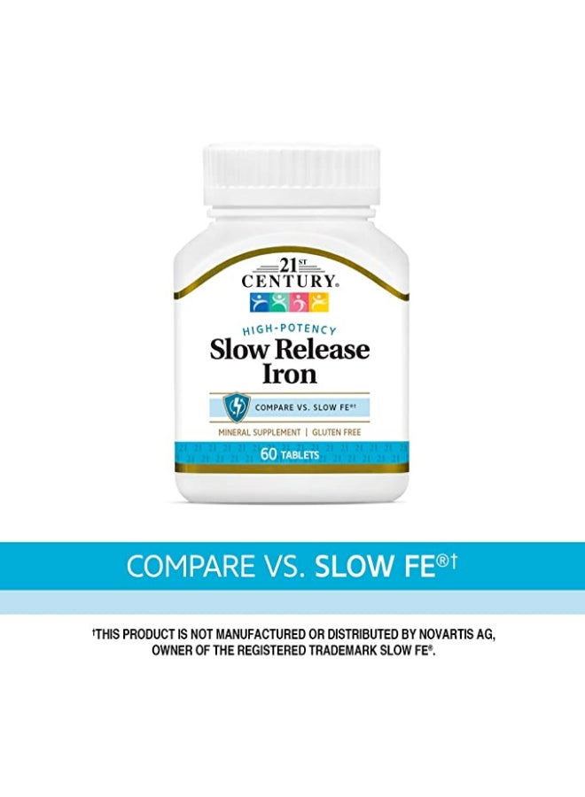 القرن الحادي والعشرون مكمل غذائي للمعادن غني بالحديد بطيء التحرر - 60 قرص - Image 2